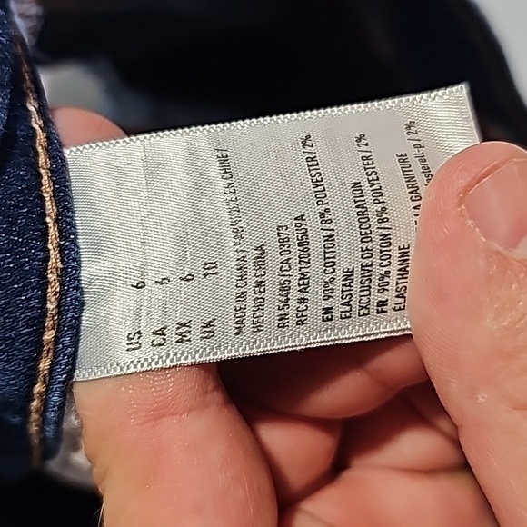 American Eagle super stretch X size 6 jean short - Picture 8 of 8